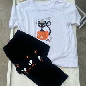 Kids Halloween Cat Set